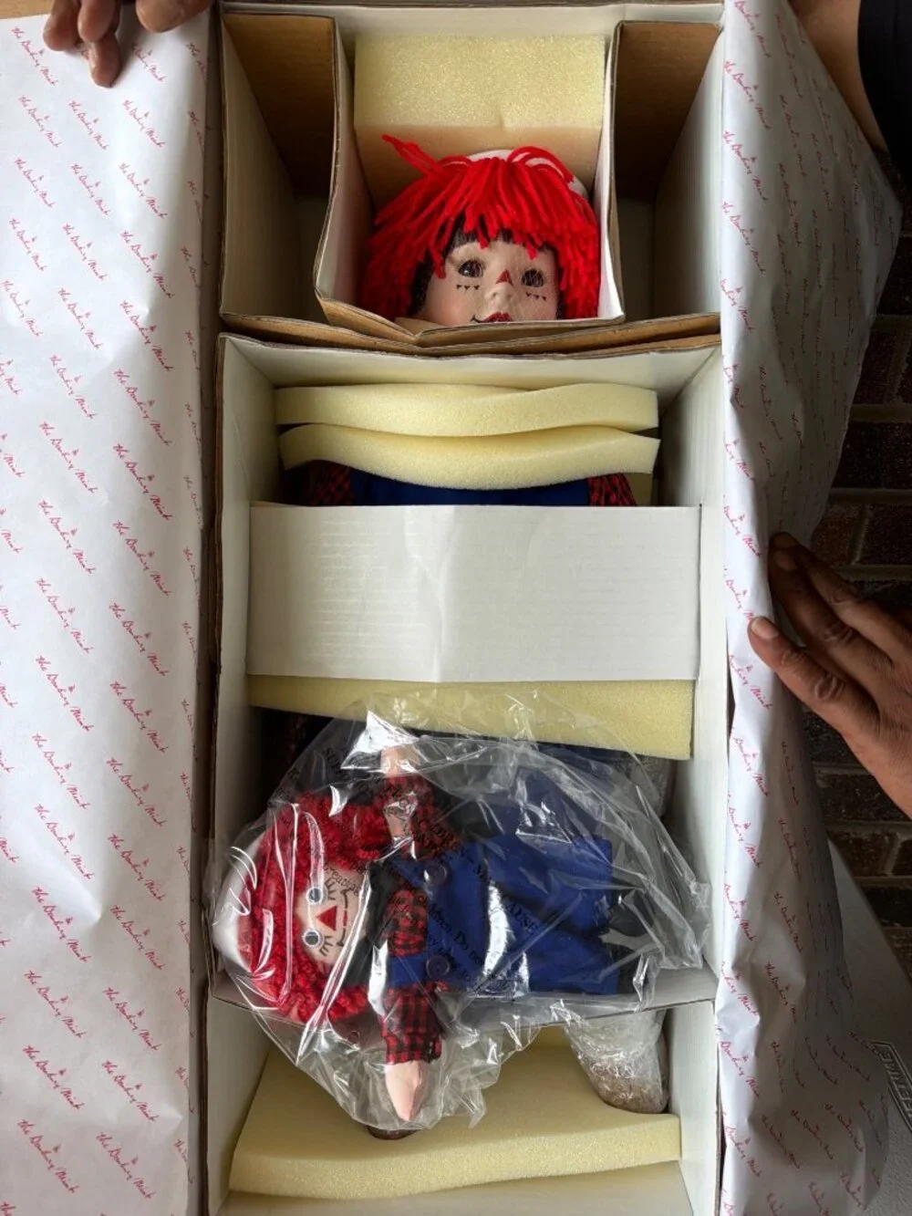 Danbury Mint Ann And Andy Porcelain Doll Set